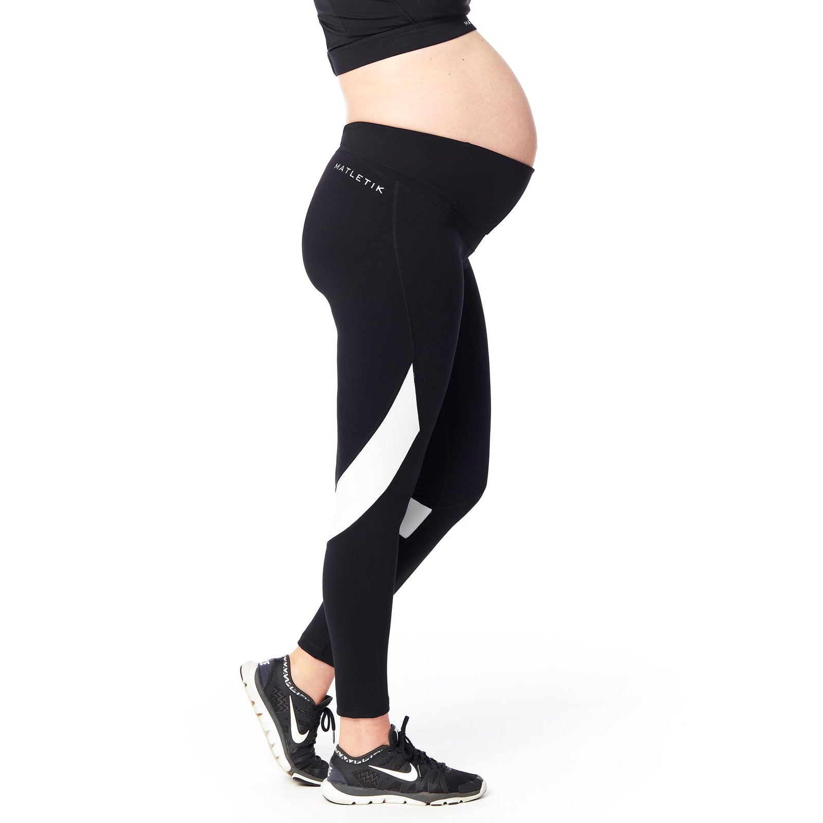 COURAGE Ankle length legging with fold over panel