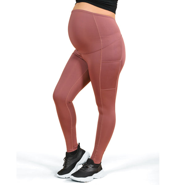 Maternity Activewear Leggings Full length with mid waist panel – MATLETIK