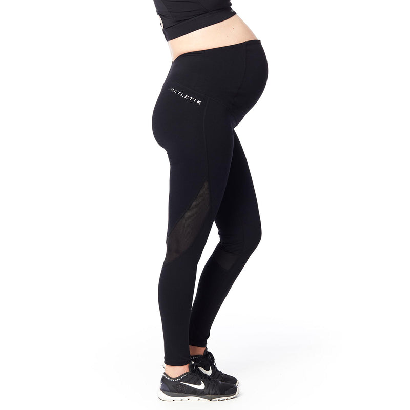 COURAGE Full length leggings with fold over panel