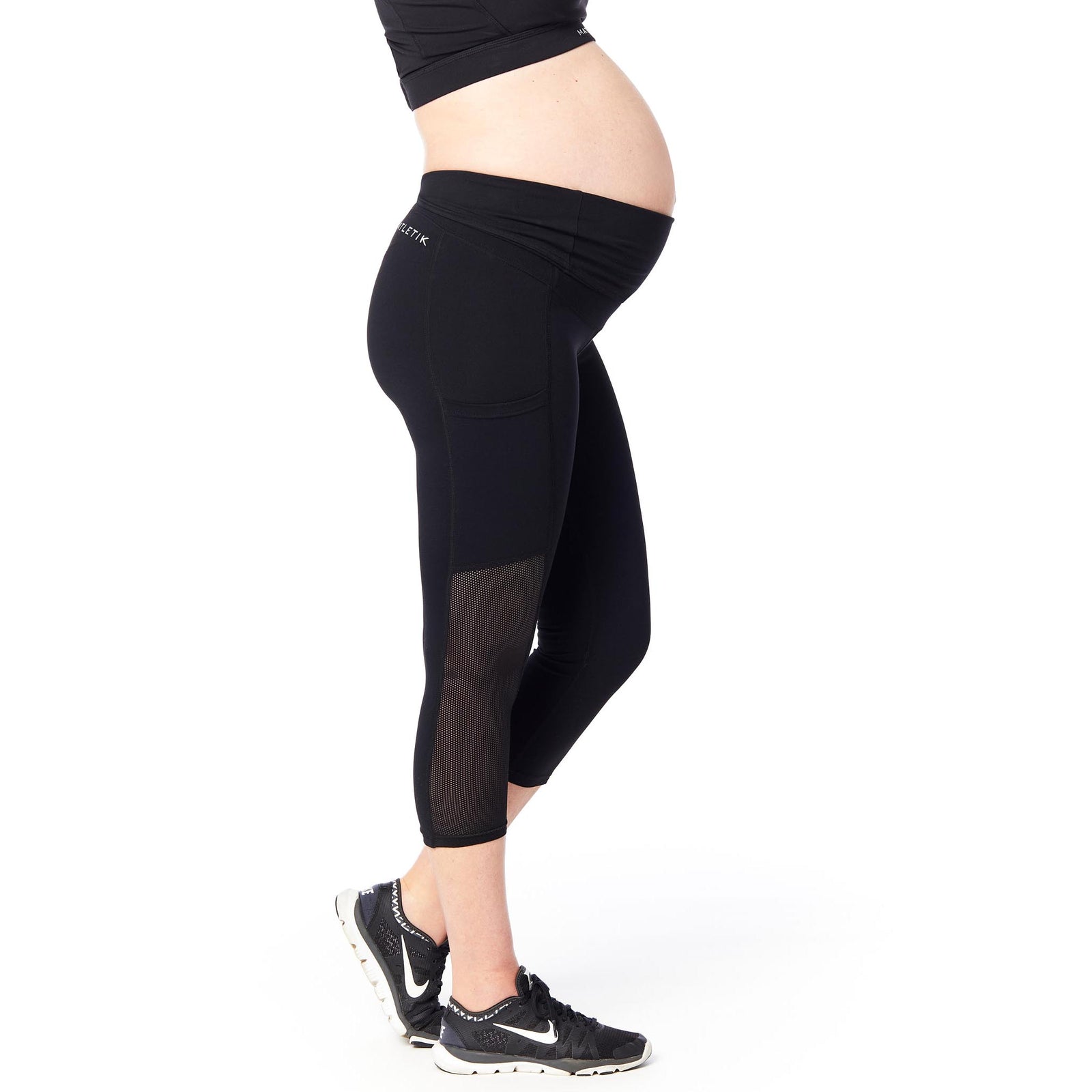 NEW YOUNG Capri Leggings with Pockets for Women High New Zealand