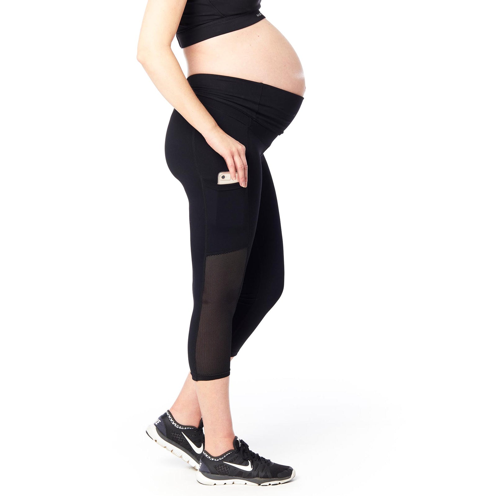 ASOS 4505 Maternity icon run tie capri legging with pocket | ASOS