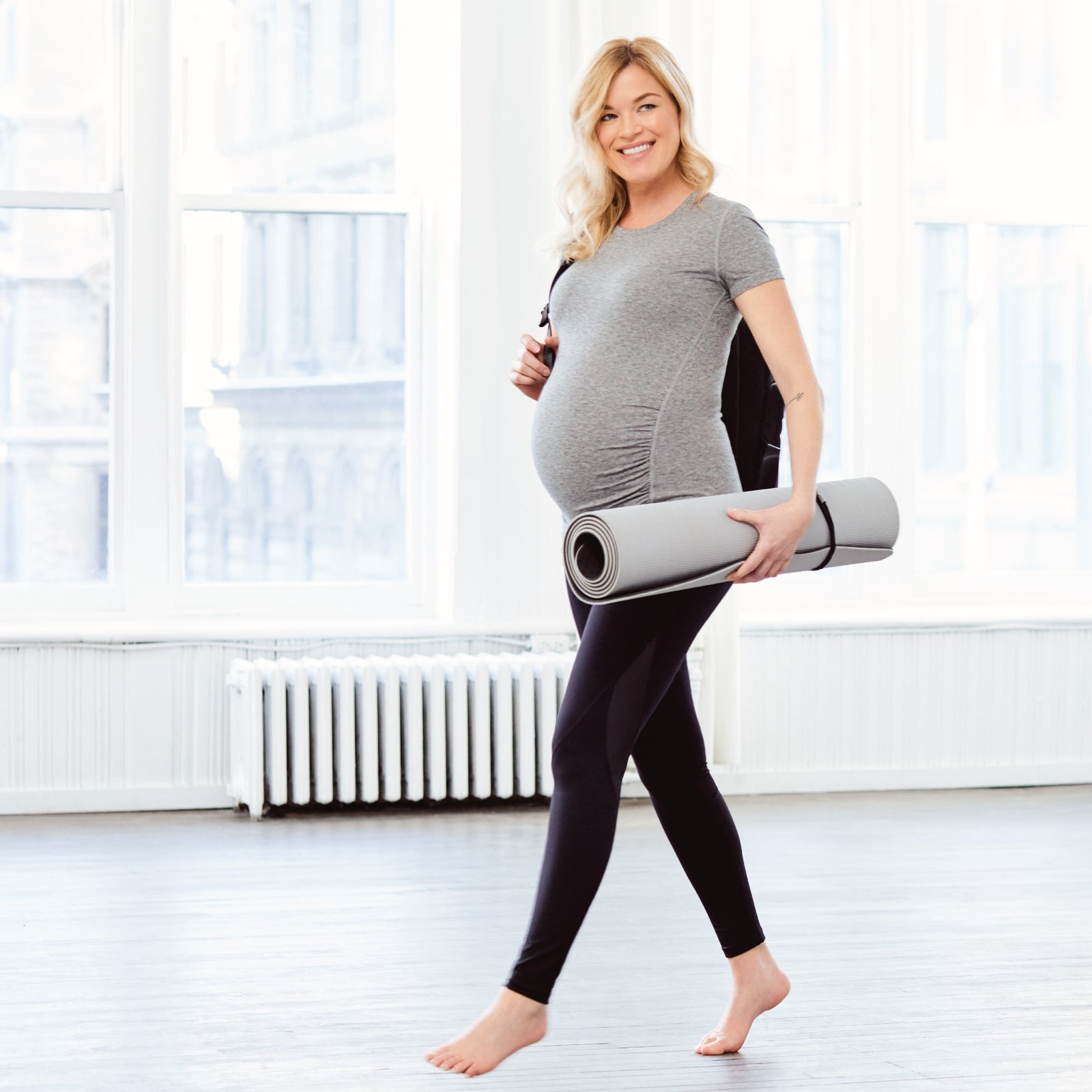 Maternity Activewear Leggings Full length fold over panel – MATLETIK