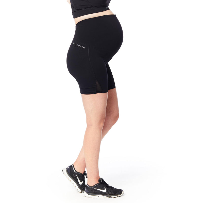 Maternity Activewear Leggings ankle length fold over panel – MATLETIK
